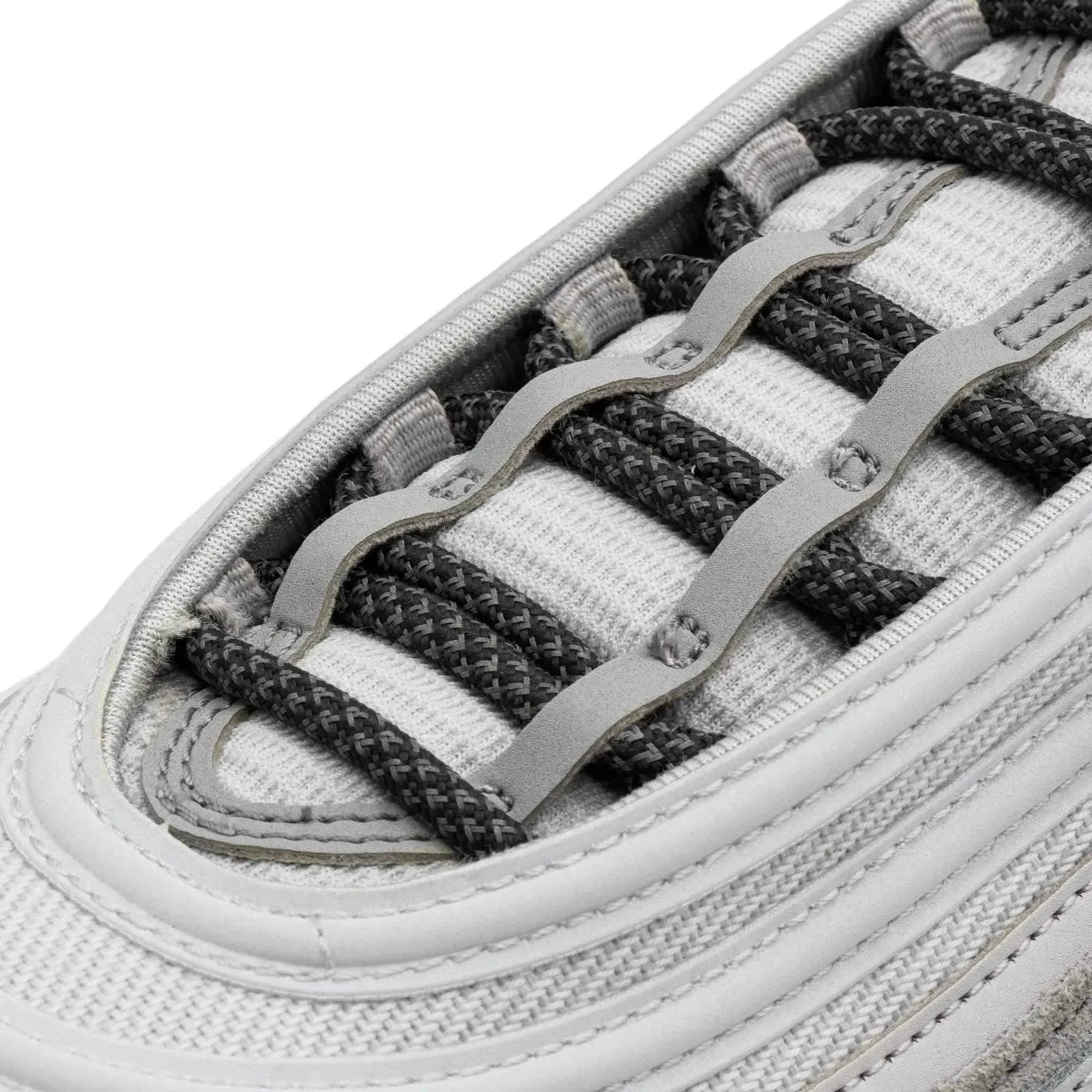 Lace Lab Charcoal 3M Inverse Rope Laces Reflective Rope Shoelaces