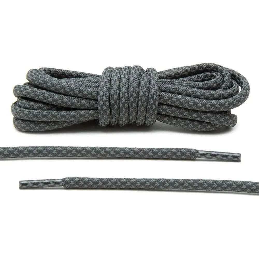Lace Lab Charcoal 3M Inverse Rope Laces Reflective Rope Shoelaces