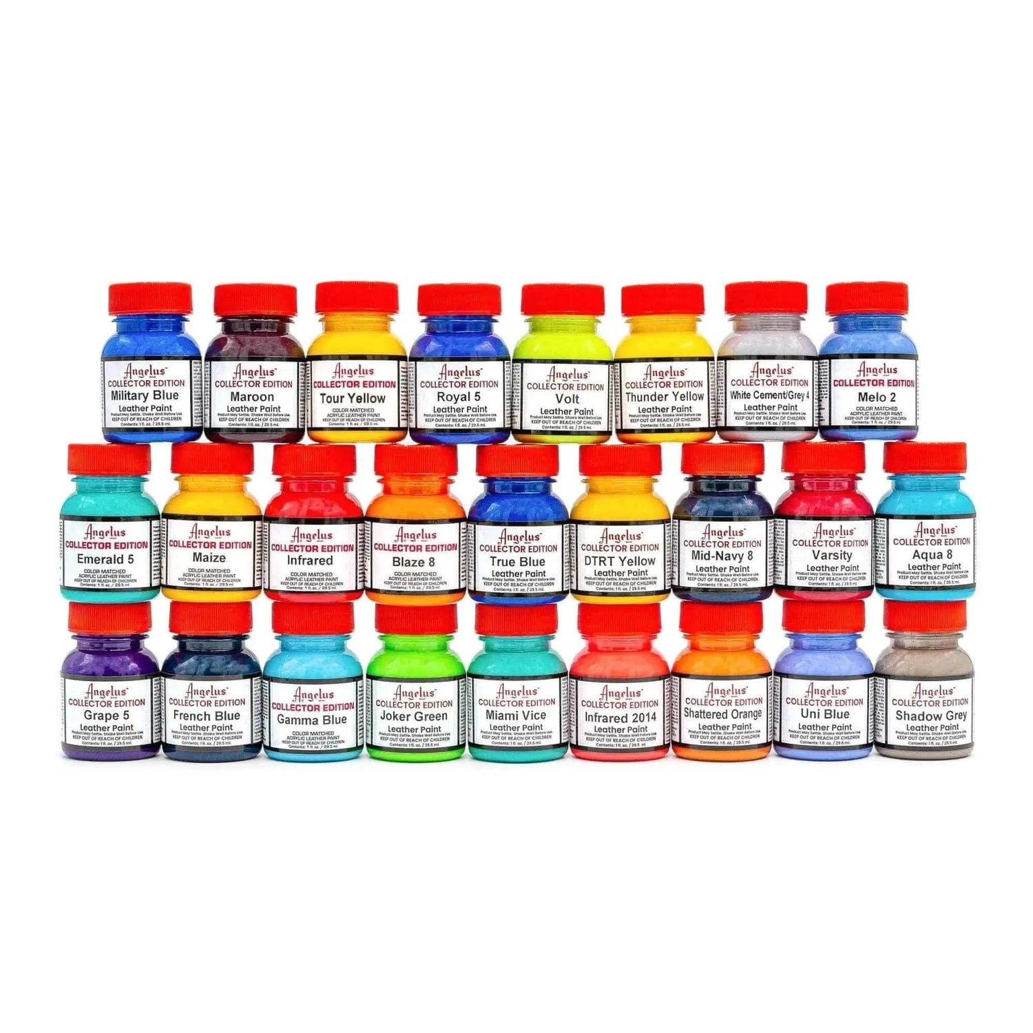 Angelus Direct Complete Collector Edition Kit - 26 colors 1 oz. Kit Paint Kit