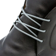 Lace Lab Cool Grey Waxed Dress Shoelaces Waxed Dress Shoelaces