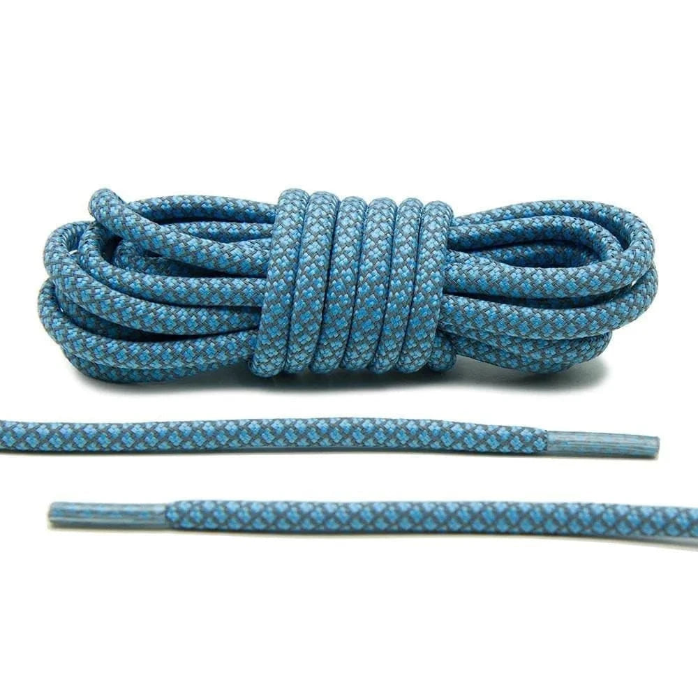 Cove Blue 3M Reflective Rope Laces - Angelus Direct
