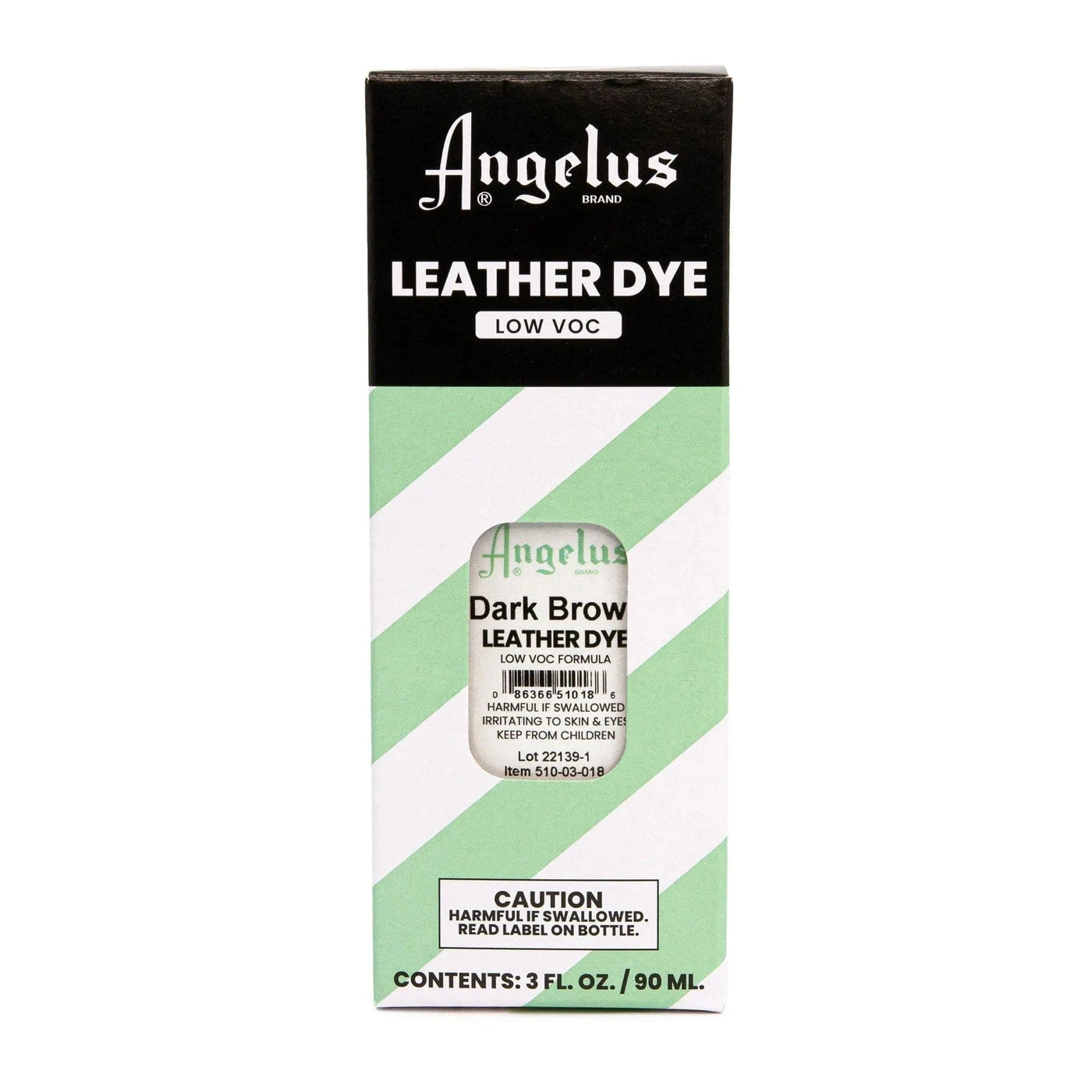 Angelus Direct Dark Brown Low VOC Leather Dye 3 oz. Low VOC Leather Dye