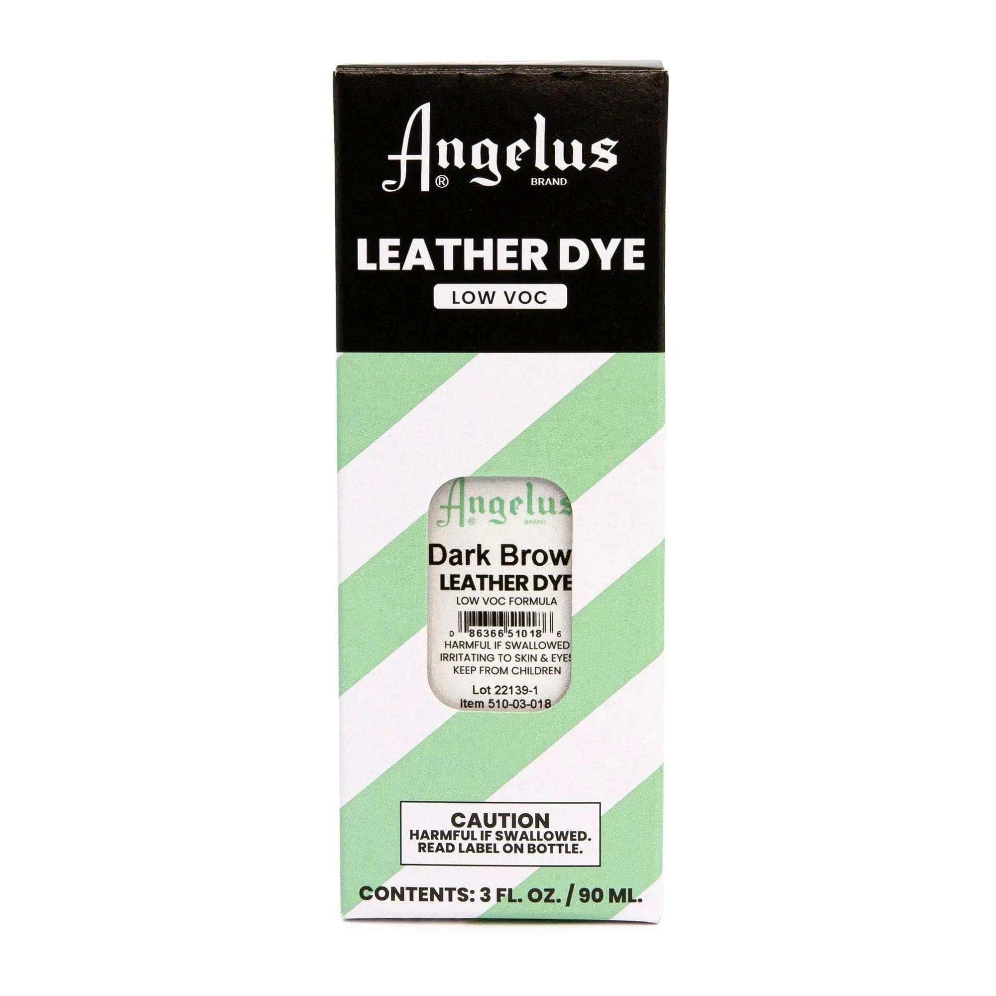 Angelus Direct Dark Brown Low VOC Leather Dye 3 oz. Low VOC Leather Dye