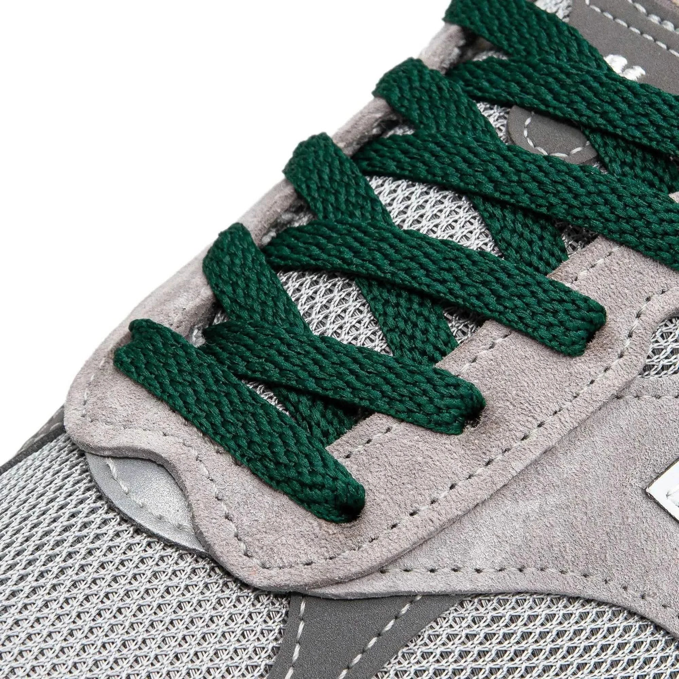 Dark Green Flat Shoe Laces 54" Dark Green Flat Shoe Laces 54"