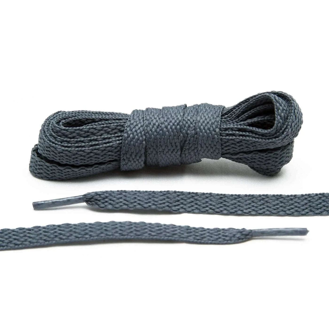 Lace Lab Dark Grey Shoe Laces Flat Shoelaces