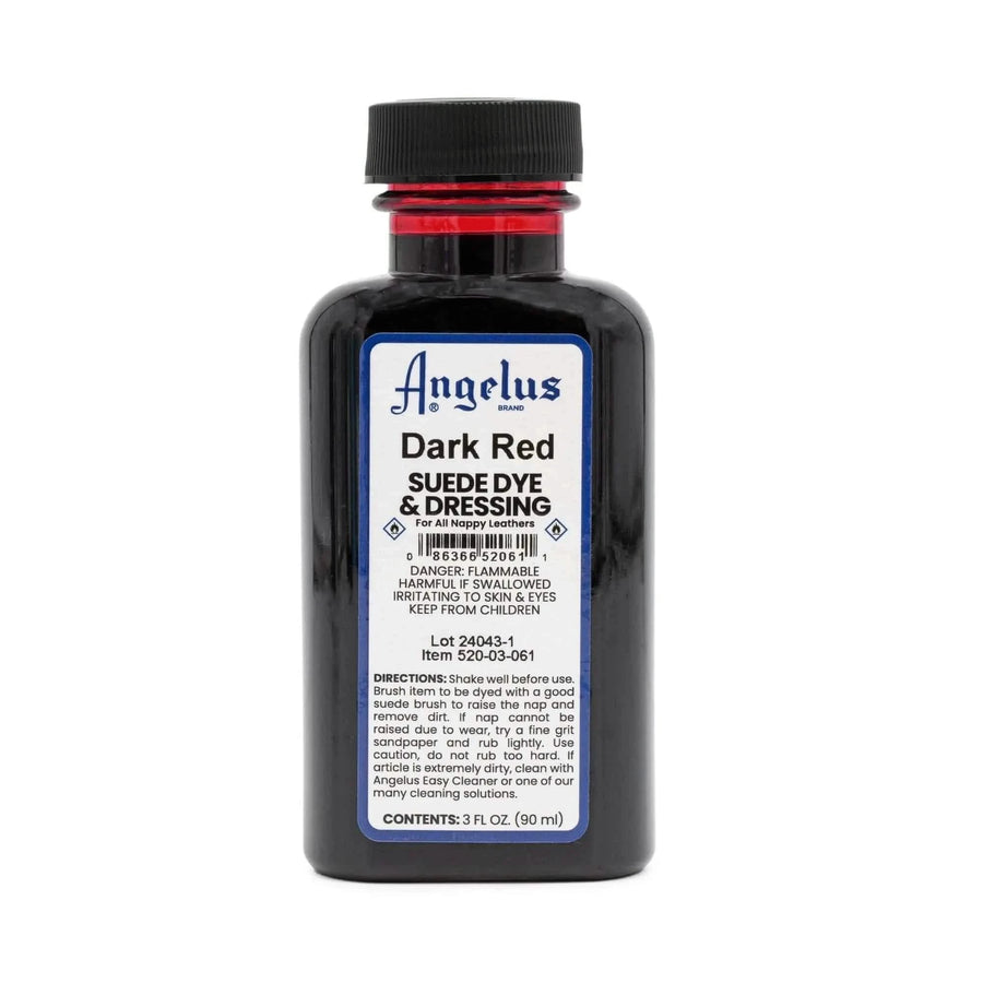 Dark Red Suede Dye