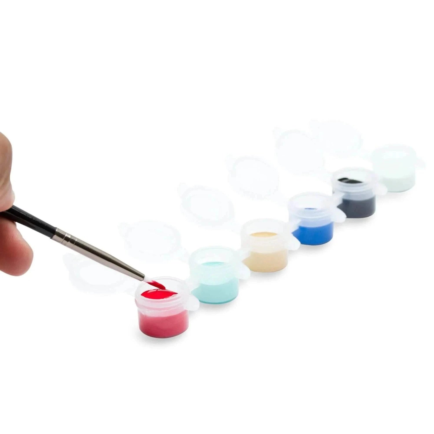 Angelus Direct Empty Paint Cups - 6x 1/6th oz. 6 x 1/6 oz. Accessories