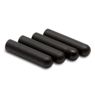 Lace Lab Flat Black Bullet Aglets Flat Black Aglets