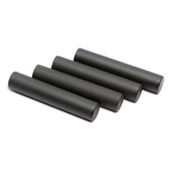 Lace Lab Flat Black Cylinder Aglets Flat Black Aglets