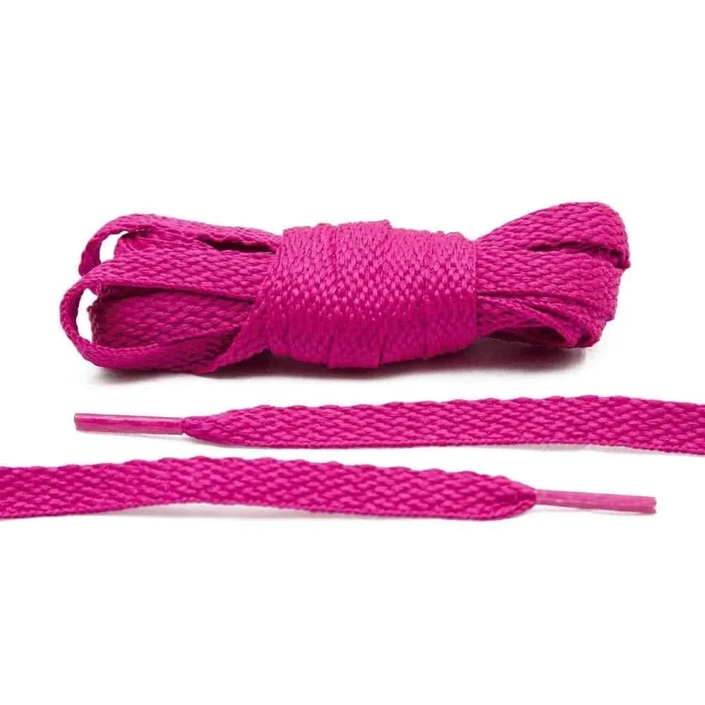 Lace Lab Fuchsia Shoe Laces Flat Shoelaces