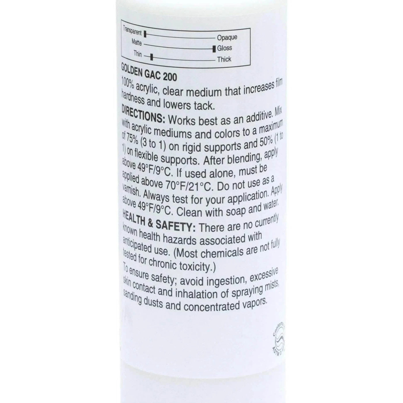 Angelus Direct GAC-200 Film Hardener 8 oz. Paint Additives