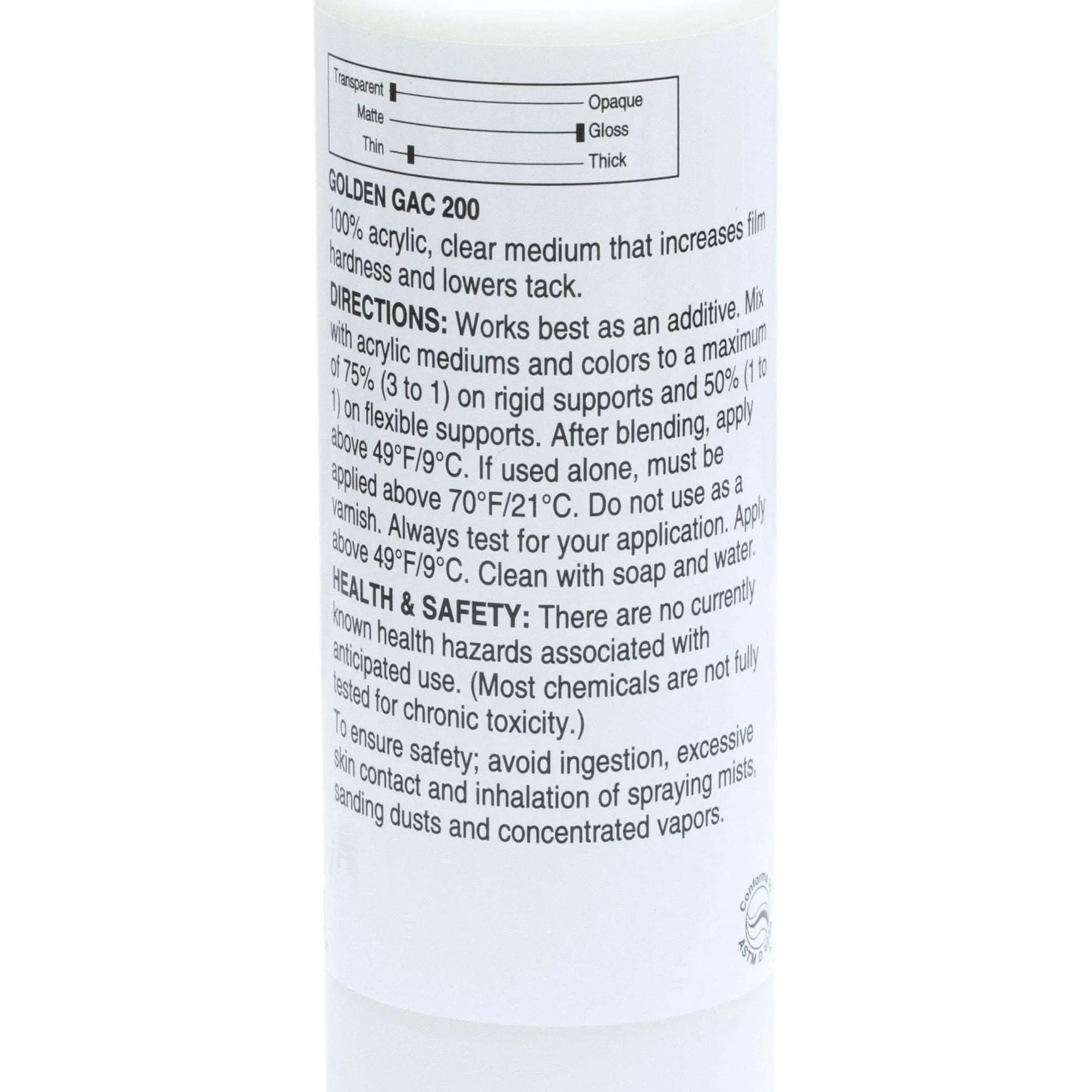 Angelus Direct GAC-200 Film Hardener 8 oz. Paint Additives
