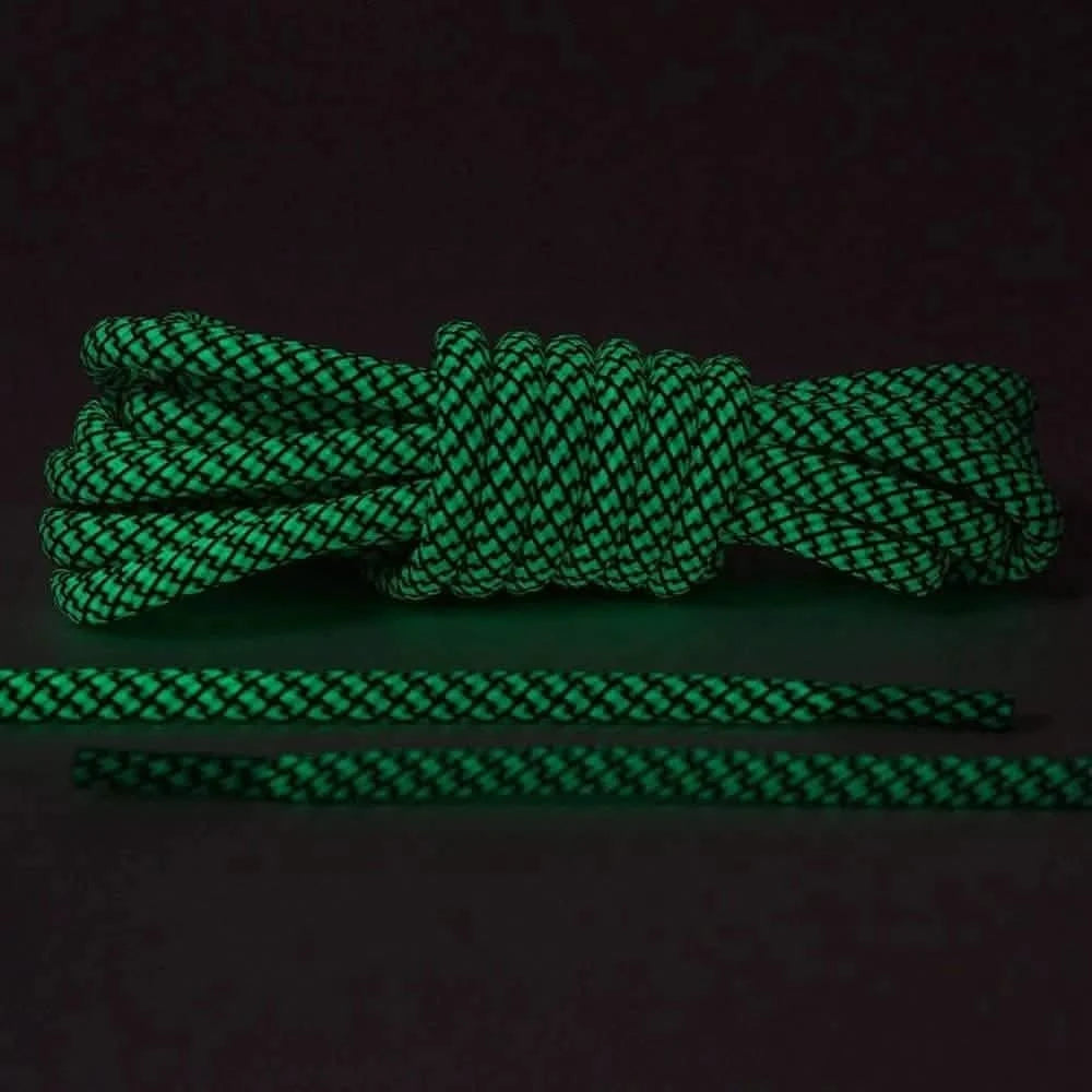 Lace Lab Glow In The Dark 3M Reflective Rope Laces Reflective Rope Shoelaces