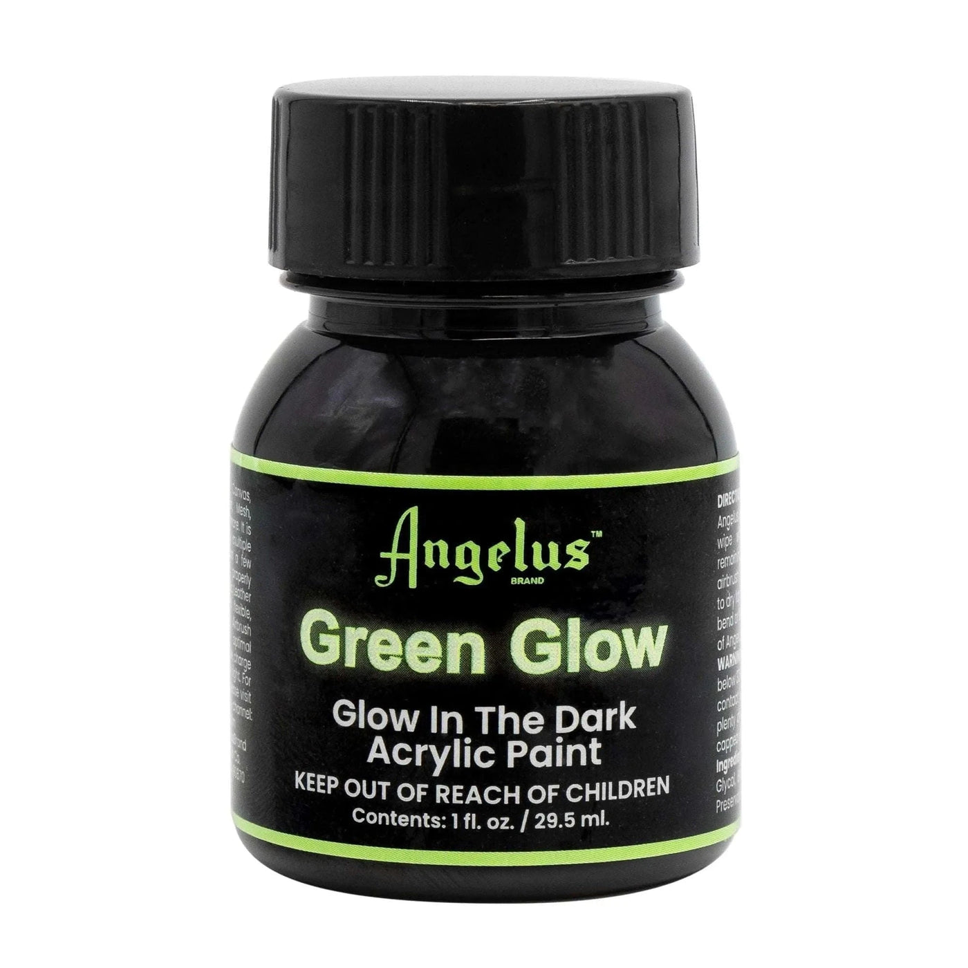 Angelus Direct Glow In The Dark Acrylic Paint - Green Glow 1 oz.