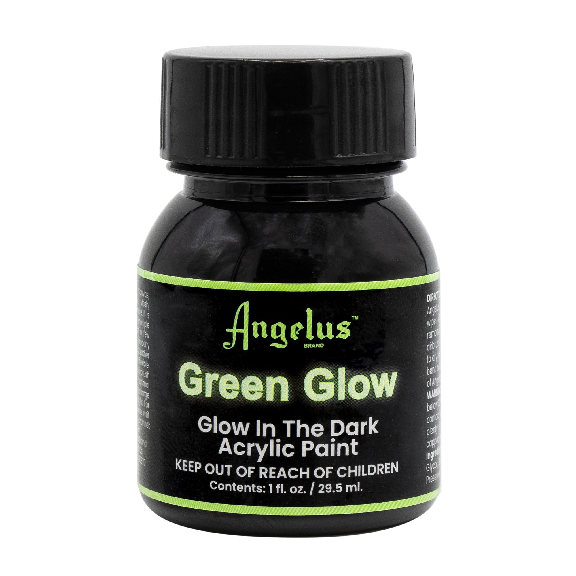 Glow In The Dark Acrylic Paint - Green Glow - Angelus Direct