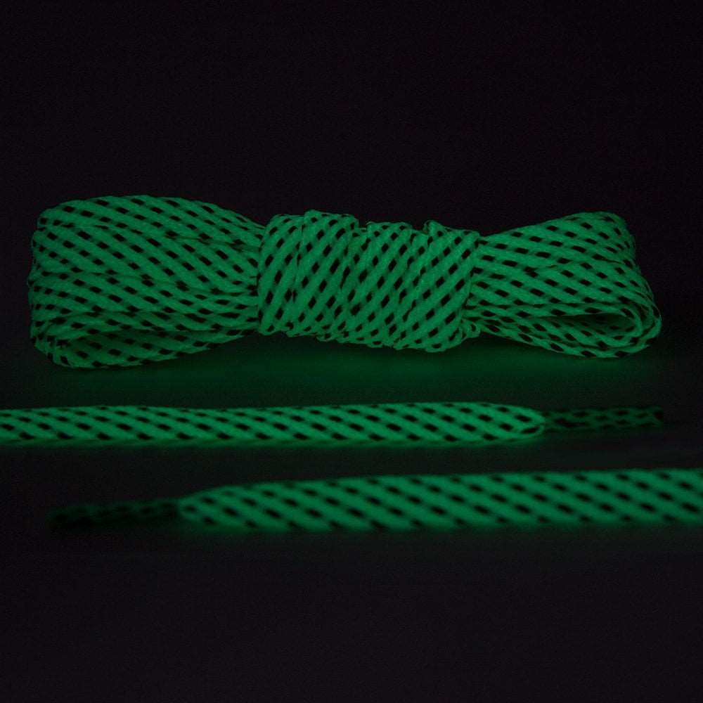 Glow In The Dark - Reflective Flat Laces 2.0 - Angelus Direct