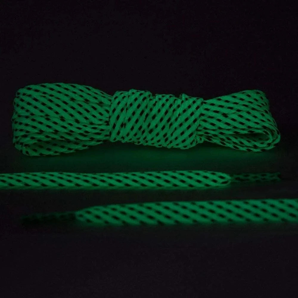 Lace Lab Glow In The Dark - Reflective Flat Laces 2.0 Reflective Flat Shoelaces