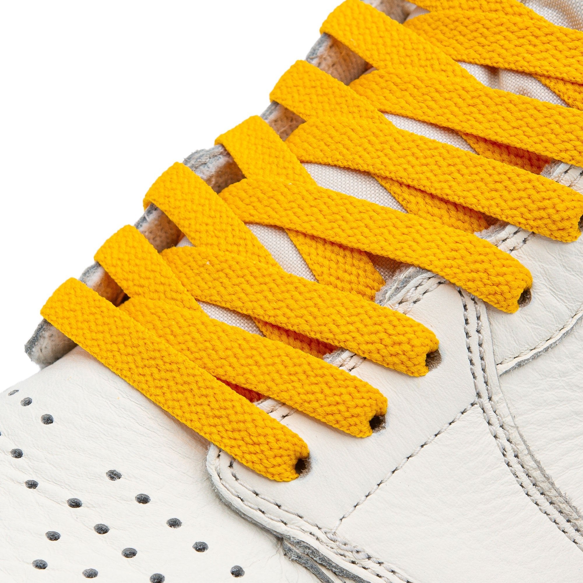 Gold Jordan 1 Replacement Shoelaces - Angelus Direct