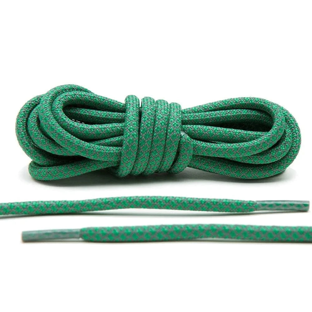 Green 3M Reflective Rope Laces - Angelus Direct