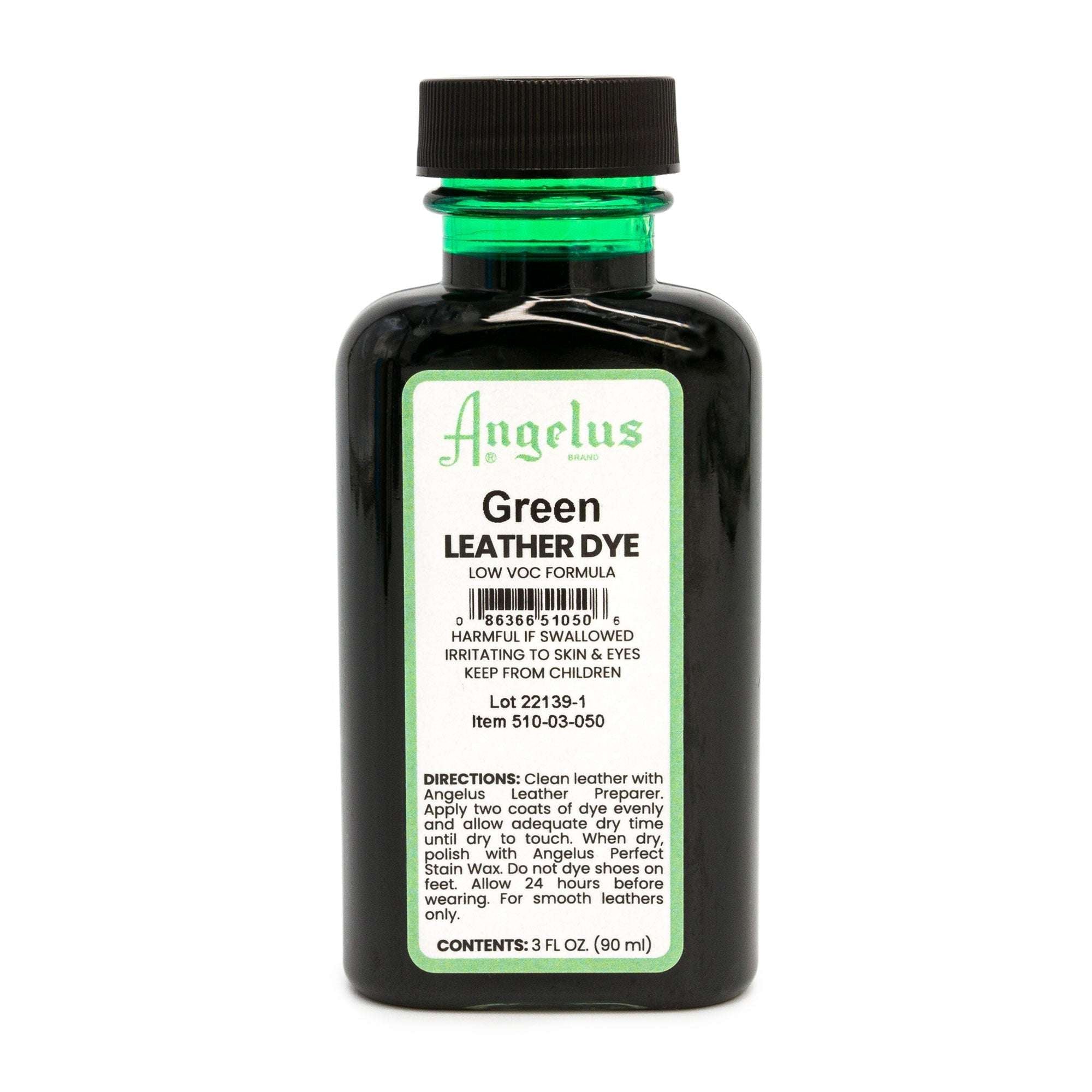 Green Low VOC Leather Dye - Angelus Direct