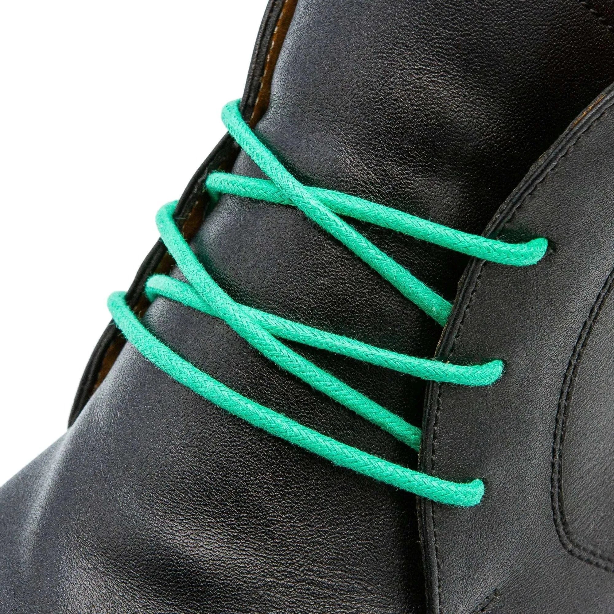 Lace Lab Green Waxed Dress Shoelaces Waxed Dress Shoelaces