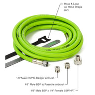 Grex Grex 6' ULTRA-FLEX Airbrush Hose w/ Universal Fittings 6' Air Hose Accessories