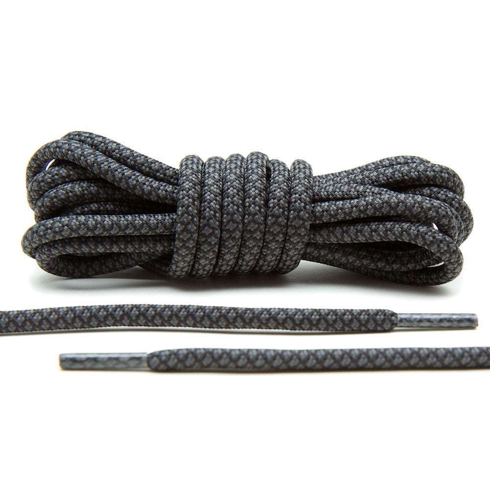 Grey/Black Rope Laces - Angelus Direct