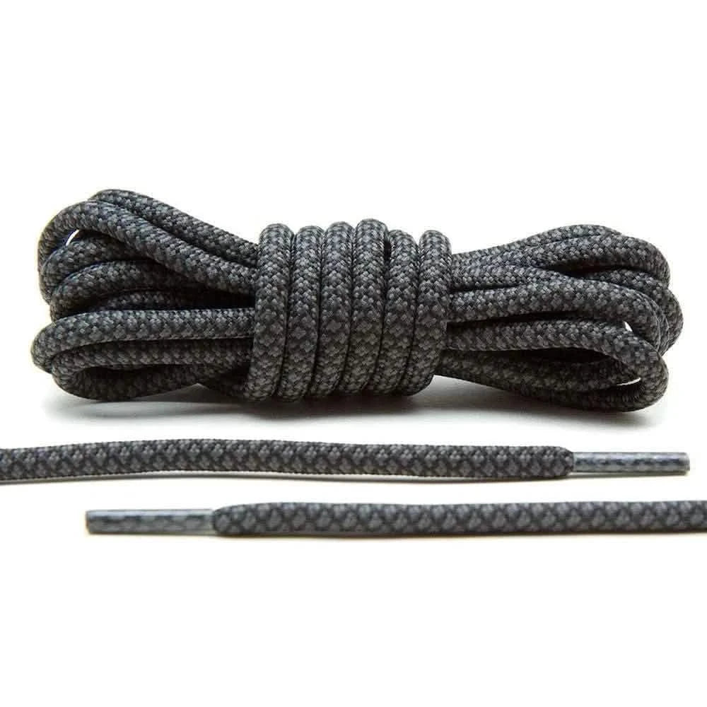 Lace Lab Grey/Black Rope Laces Rope Shoelaces
