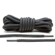 Lace Lab Grey/Black Rope Laces Rope Shoelaces