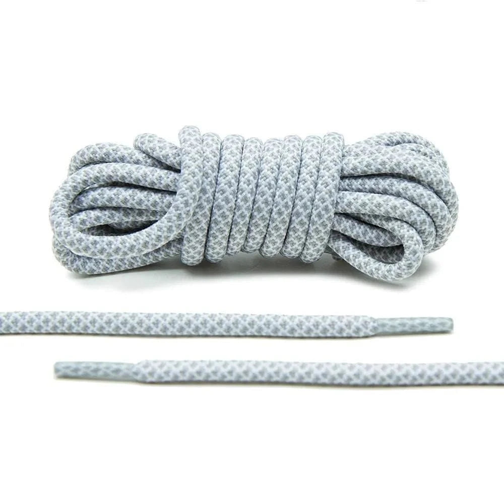 Grey/White Rope Laces - Angelus Direct