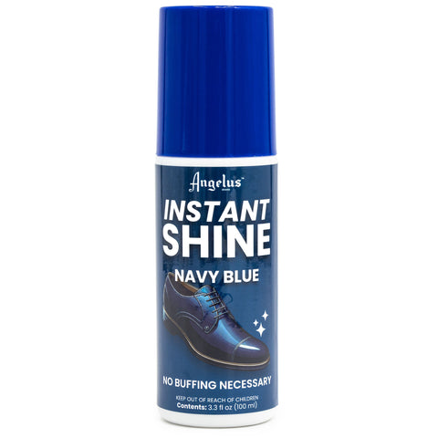 Navy Blue Instant Shine, shine your shoes instantly with no buffing necessary