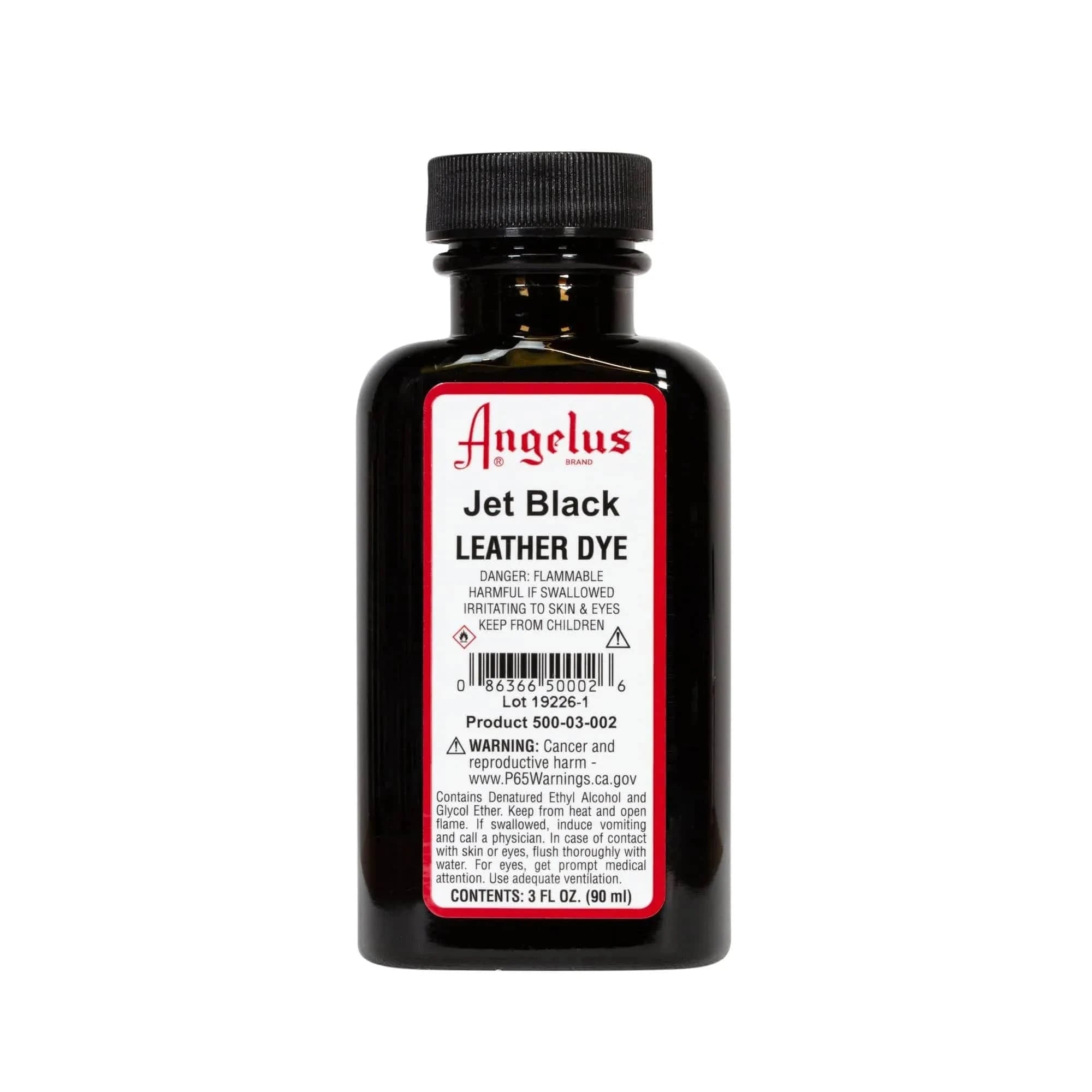 Jet Black Leather Dye - Angelus Direct