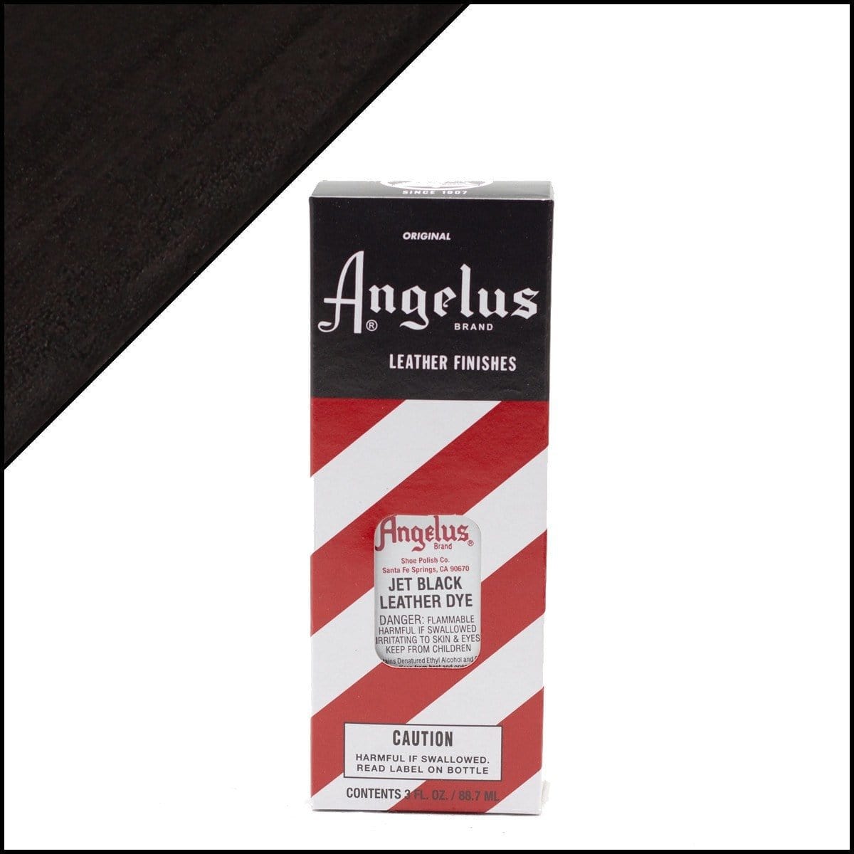 Jet Black Leather Dye - Angelus Direct