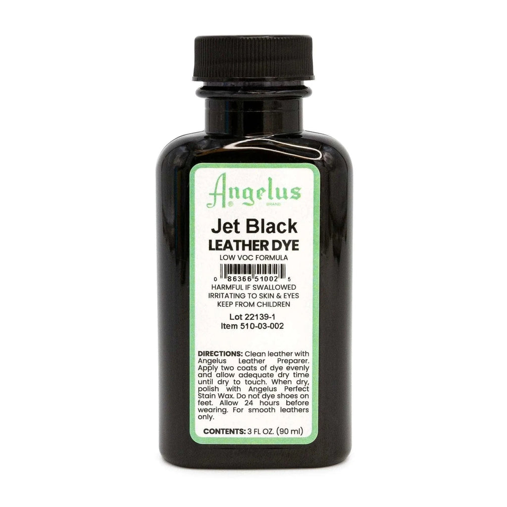 Buy Jet Black Low VOC Leather Dye | Eco-Friendly Permanent Leather Dye