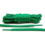 Lace Lab Kelly Green - Thin Oval Laces Oval