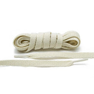 Lace Lab Light Beige Shoe Laces Flat Shoelaces