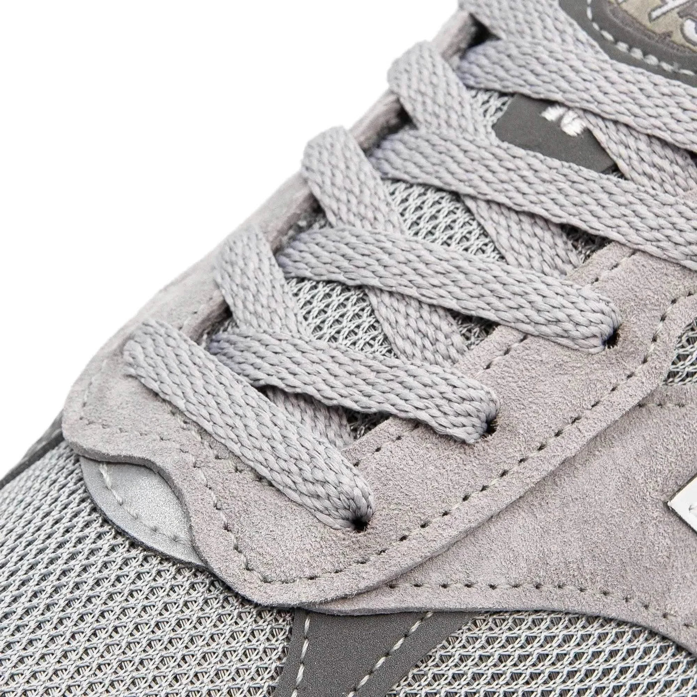 Lace Lab Light Grey Shoe Laces Flat Shoelaces