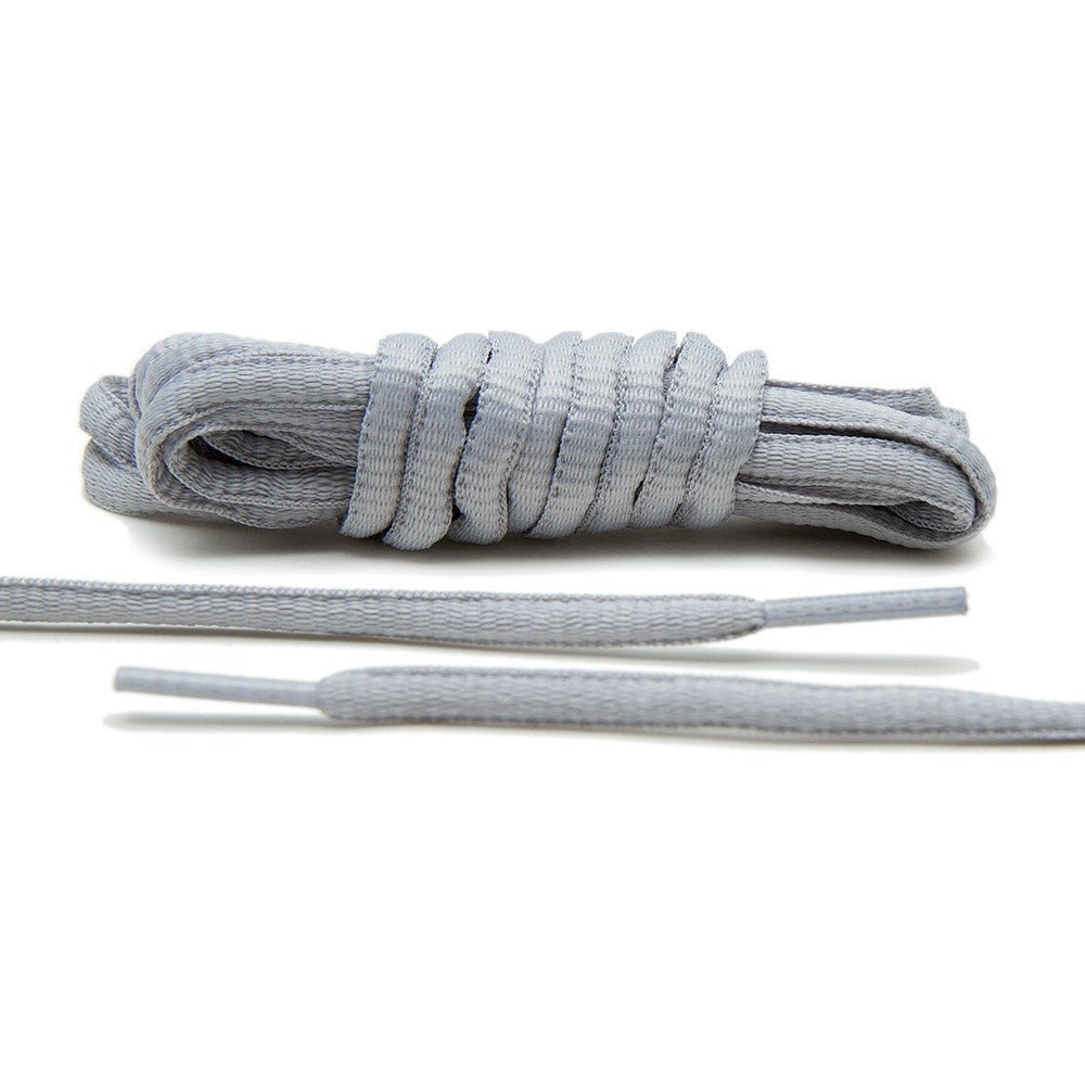 Light Grey - Thin Oval Laces - Angelus Direct