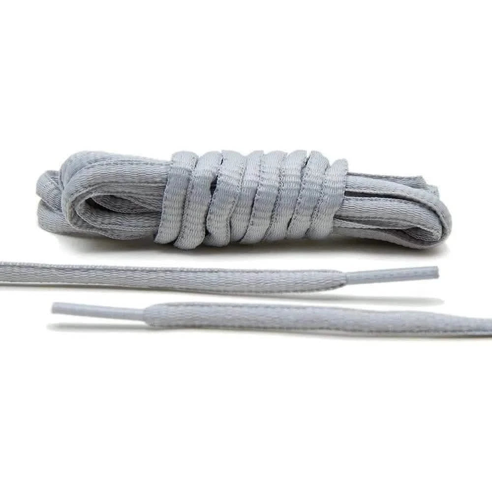 Lace Lab Light Grey - Thin Oval Laces Oval