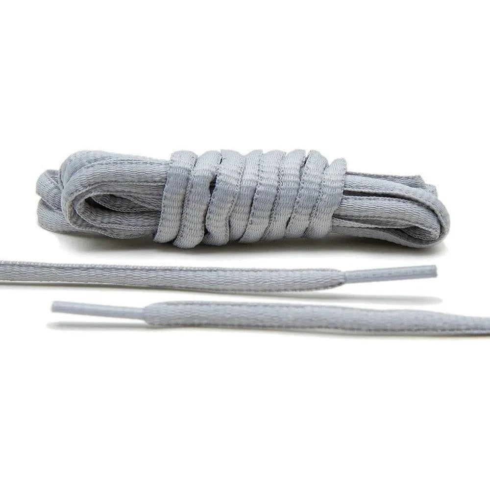 Lace Lab Light Grey - Thin Oval Laces Oval