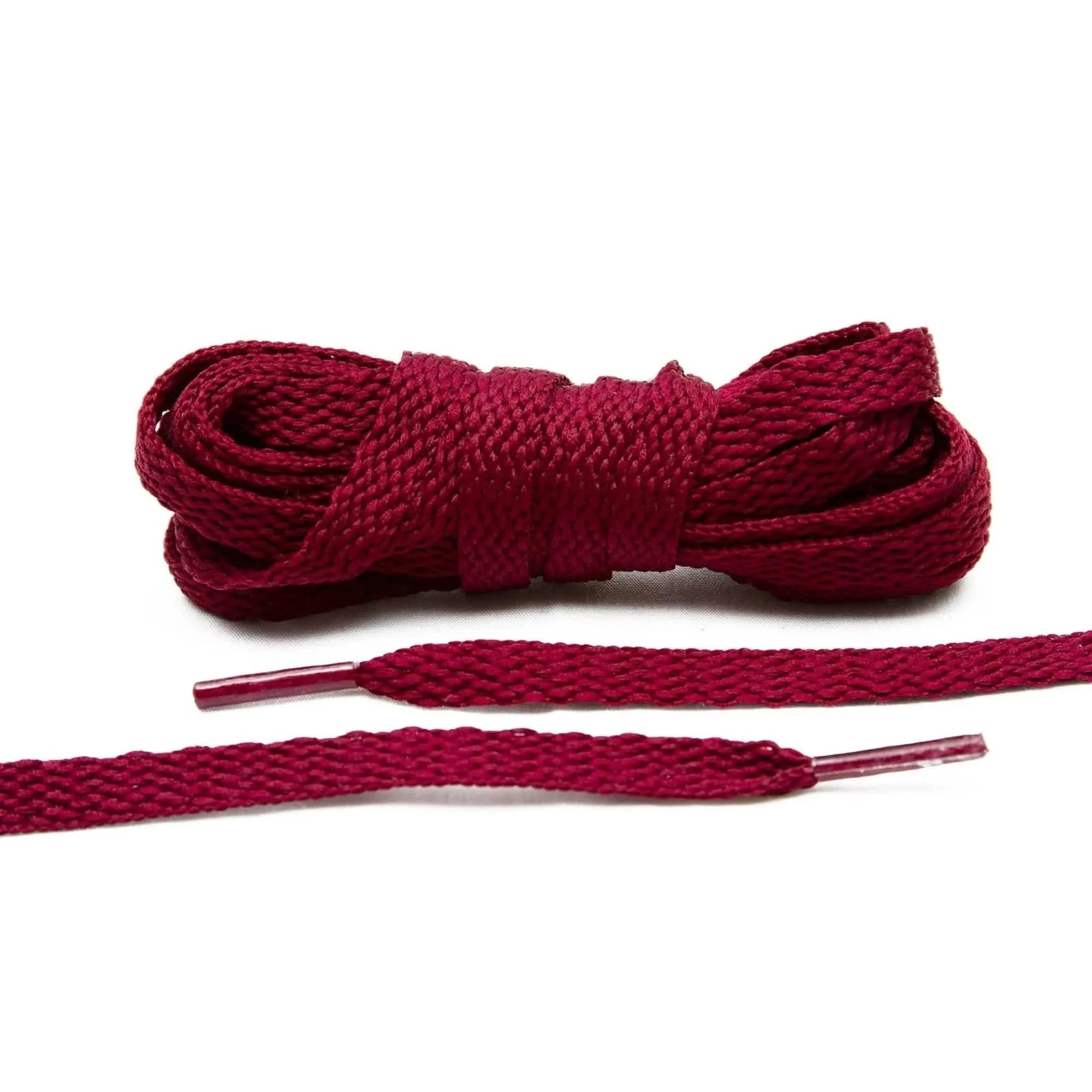 Lace Lab Maroon Shoe Laces Flat Shoelaces