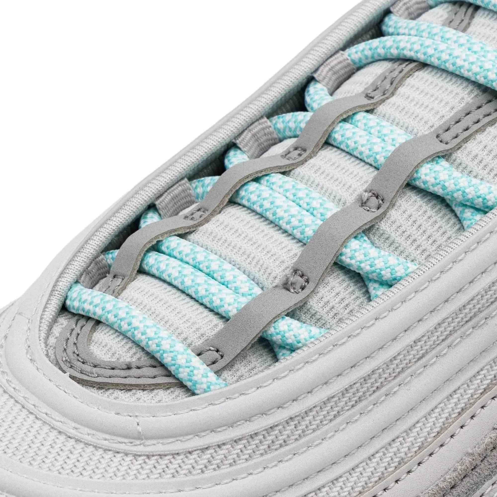 Lace Lab Mint Green/White Rope Laces Rope Shoelaces
