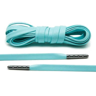 Lace Lab Mint Luxury Leather Laces - Gunmetal Plated Leather Shoelaces
