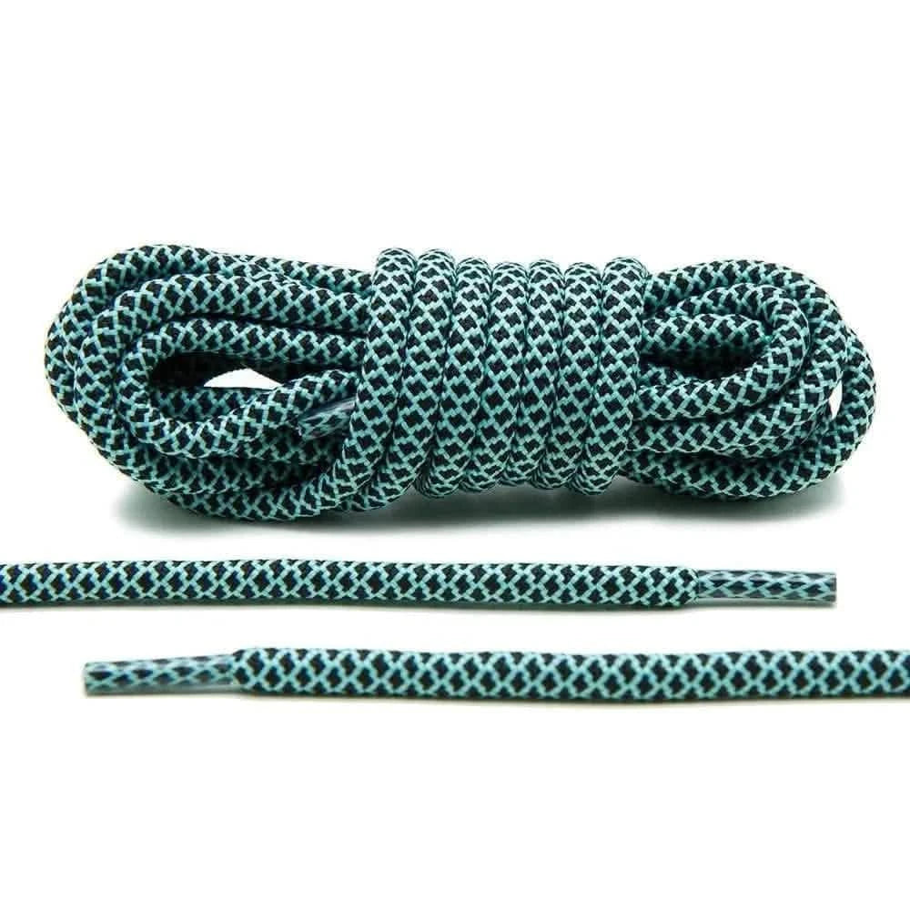 Lace Lab Mint/Black Rope Laces Rope Shoelaces