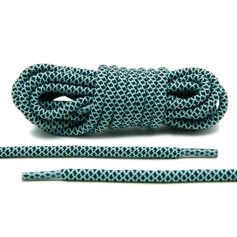 Mint/Black Rope Laces - Angelus Direct