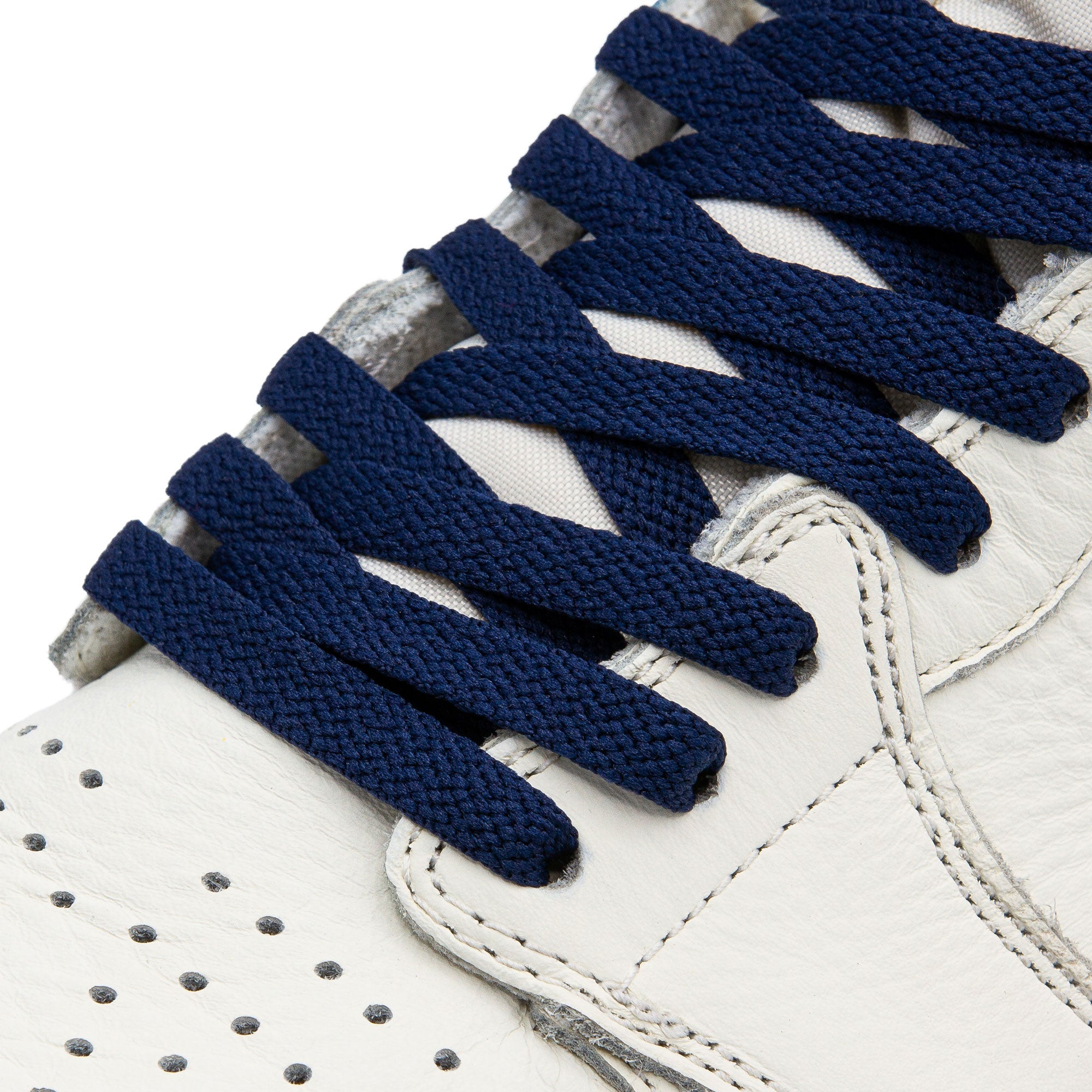 Navy Blue Jordan 1 Replacement Shoelaces - Angelus Direct