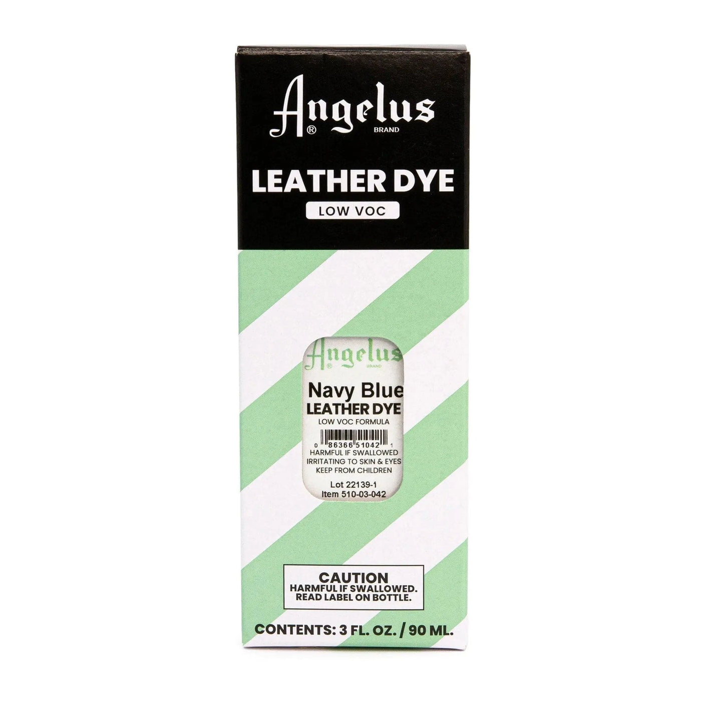Angelus Direct Navy Blue Low VOC Leather Dye 3 oz. Low VOC Leather Dye