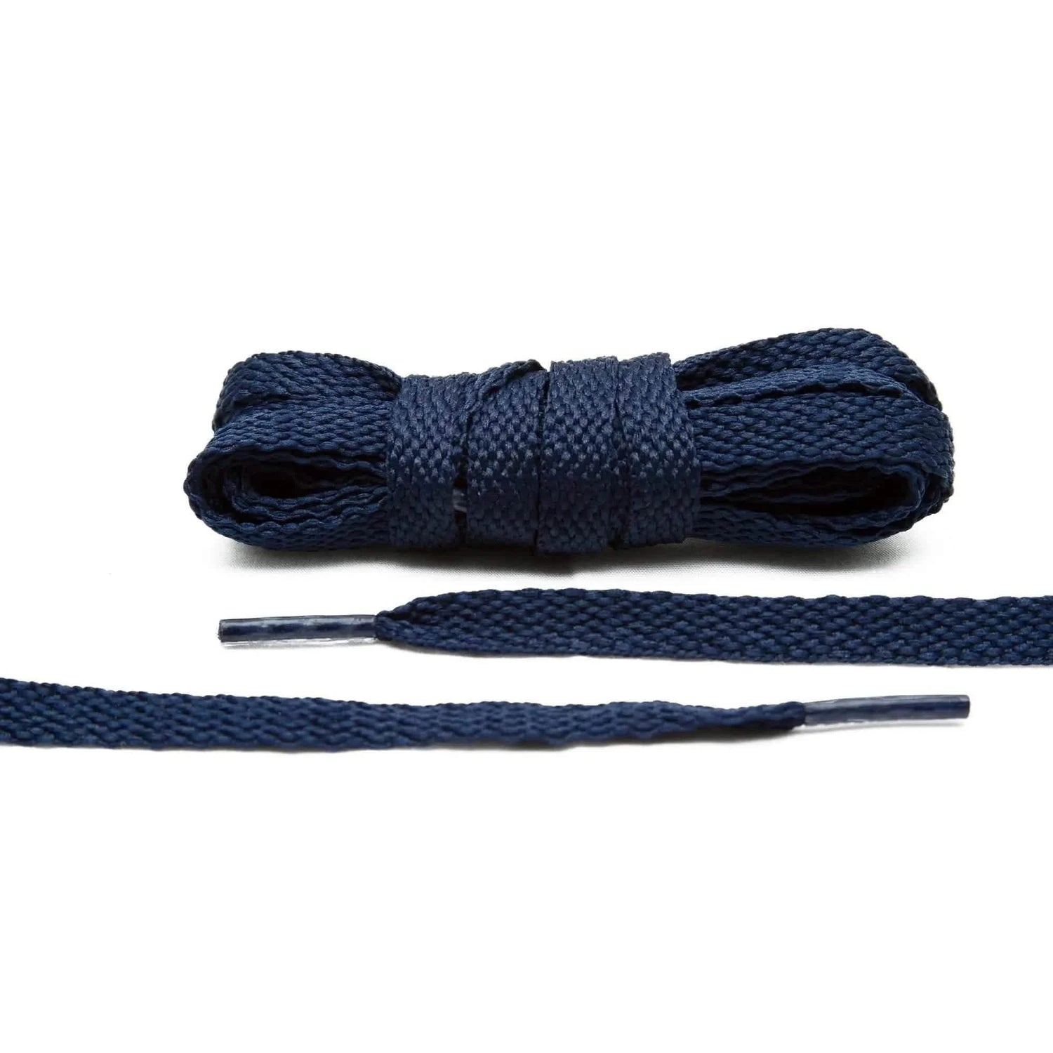 Lace Lab Navy Blue Shoe Laces Flat Shoelaces