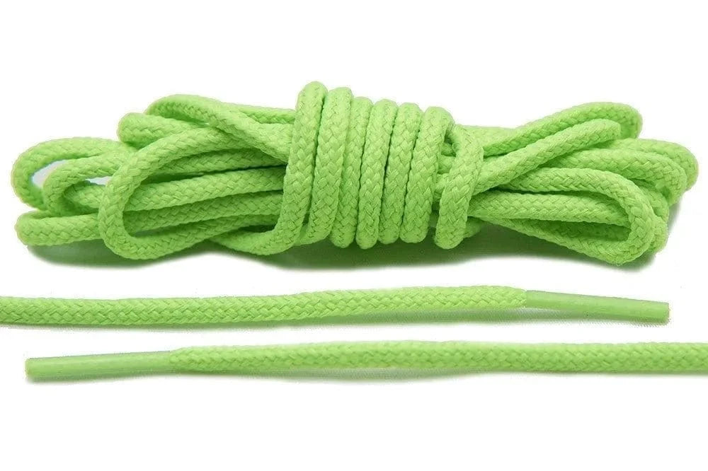 Lace Lab Neon Green Roshe-Style Laces 36" Rope Laces
