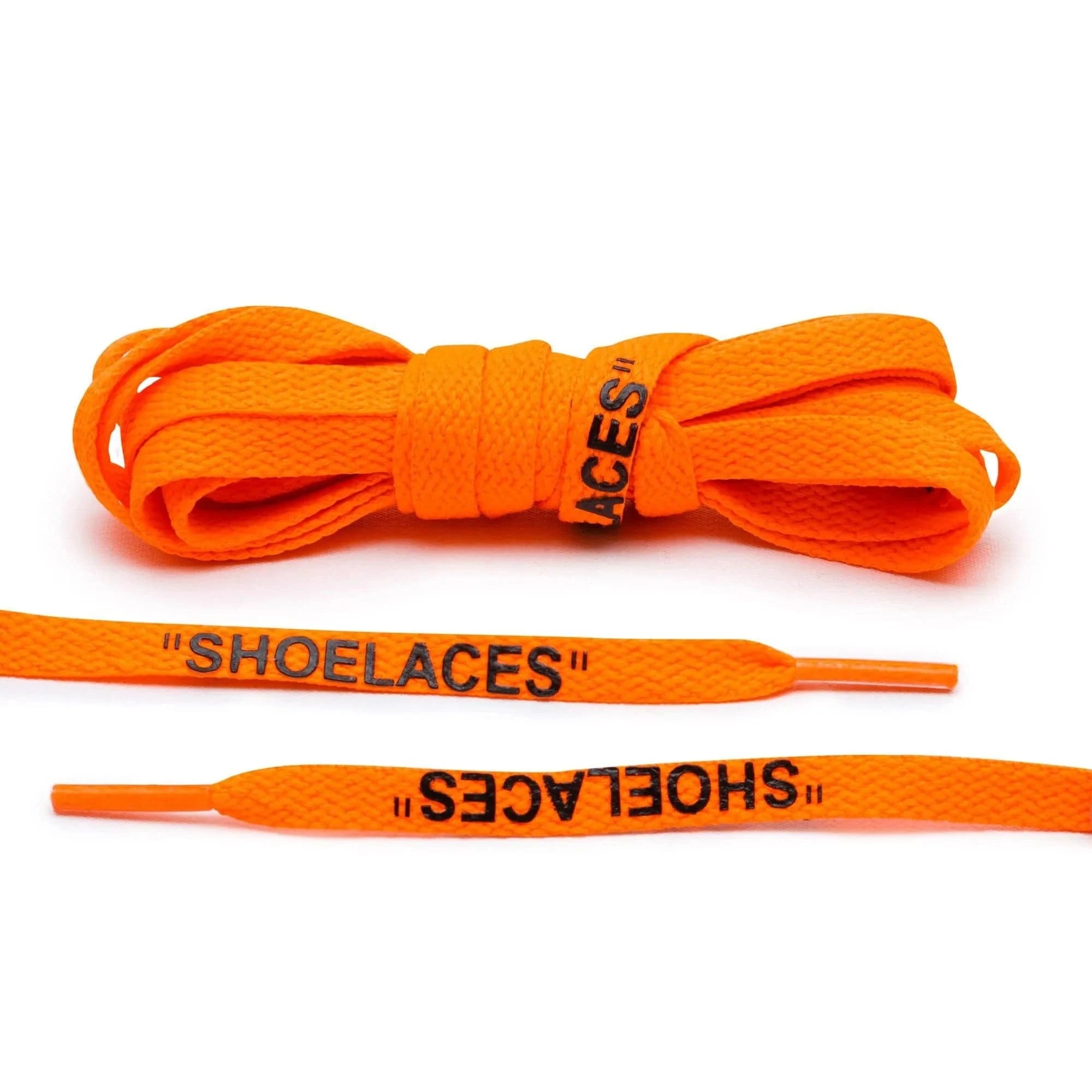 Neon Orange/Black Off - White Style "SHOELACES" - Angelus Direct